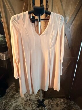 BCBGeneration Peach V-Neck Dress